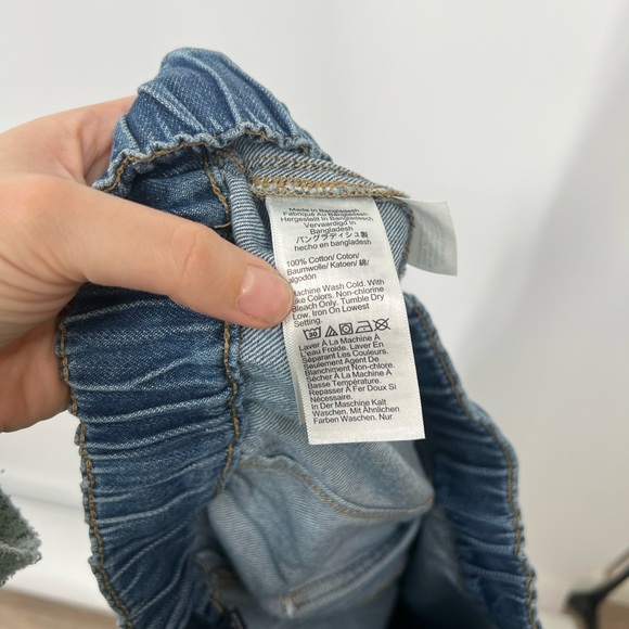 J. Crew Factory Denim Drawstring Pants High Rise - Picture 7 of 8